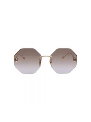 Okulary przeciwsłoneczne eleganckie Isabel Marant różowe