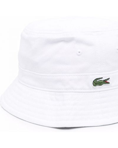 Sombrero Lacoste blanco