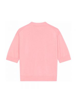 Dzianinowy sweter Kenzo różowy