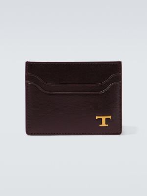 Kožená peňaženka Tod's hnedá
