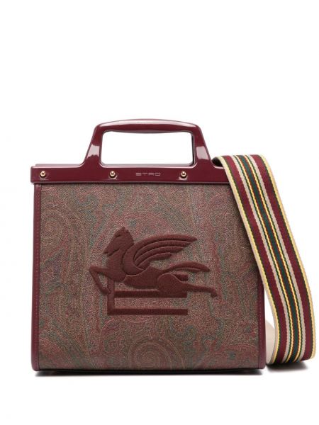 Nákupná taška s potlačou s paisley vzorom Etro