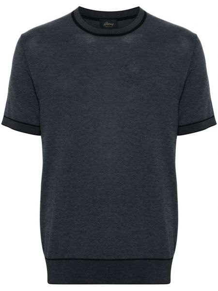 Svītrainas kokvilnas t-krekls Brioni