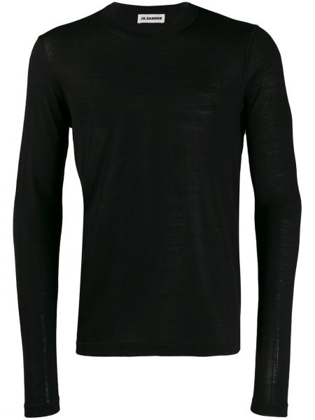 Jersey de punto de tela jersey Jil Sander negro