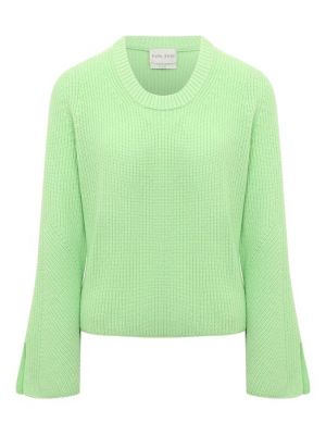 Зеленый кашемировый шерстяной свитер Forte_forte