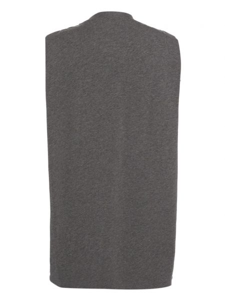 Asymetrické bavlněné tričko Jnby šedé