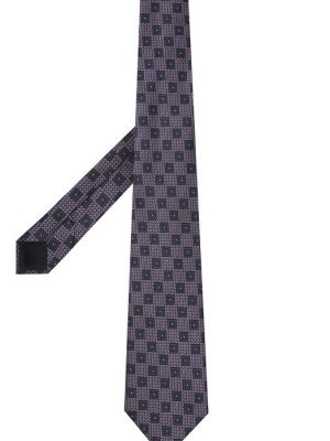 Шелковый галстук Ermenegildo Zegna фиолетовый