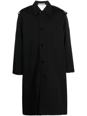 Gyapjú kabát Jil Sander fekete
