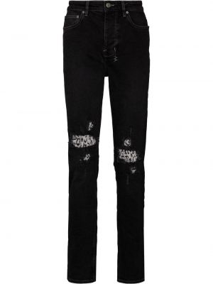 Skinny fit-jeans Ksubi svart