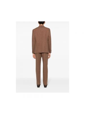 Pantalones de lana Tagliatore marrón