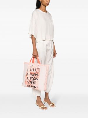 Shopper handtasche See By Chloé beige