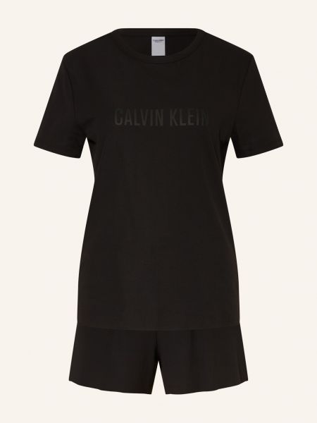 Piżama Calvin Klein czarna