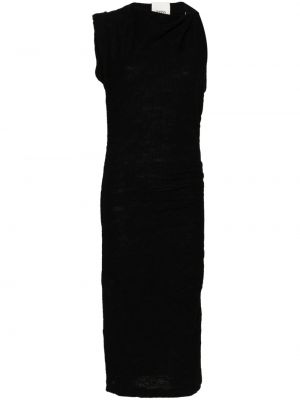 Černé dlouhé šaty Isabel Marant