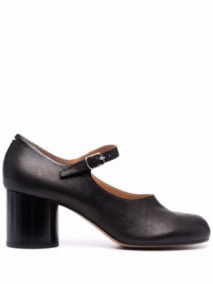 Полуотворени обувки с ток Maison Margiela черно