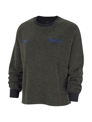 Пуловер с надписями Nike черный