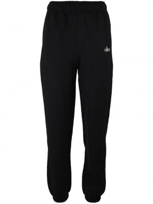 Pantaloni cu imagine Alo Yoga negru