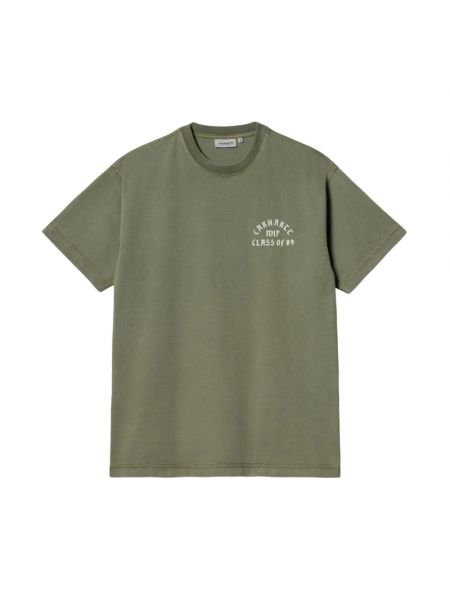 Koszulka bawełniana z nadrukiem Carhartt Wip zielona