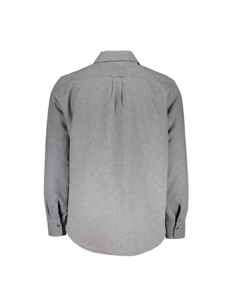 Camisa de algodón Gant gris