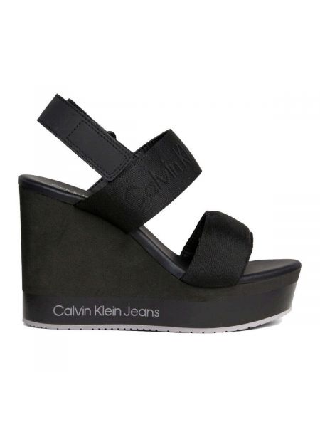 Sportske sportske sandale Calvin Klein Jeans crna