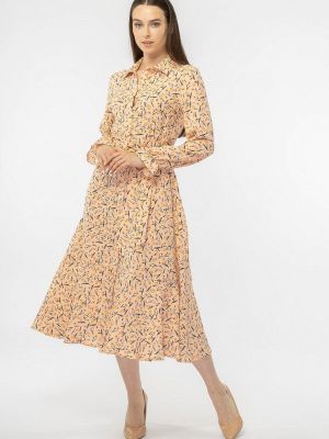 Платье-рубашка Vladi Collection розовое