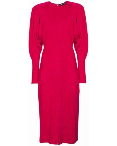 Платье миди вельветовое Isabel Marant, розовое