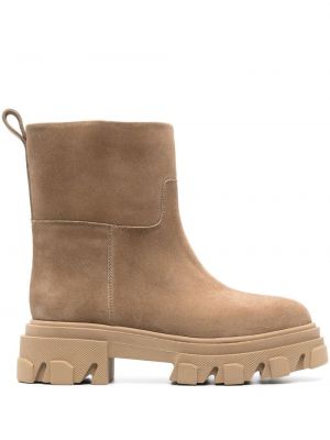 Wildleder ankle boots Giaborghini beige