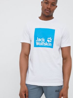 Majica kratki rukavi Jack Wolfskin bijela