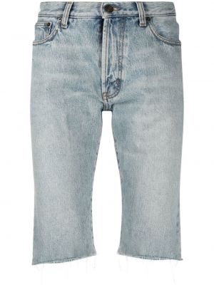Shorts en jean Saint Laurent bleu