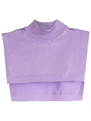 Echarpe en tricot à col montant Osklen violet