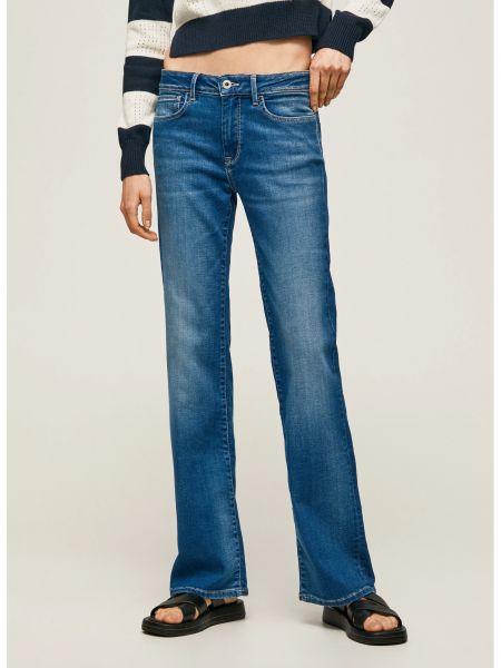 Zvonové džíny Pepe Jeans modré
