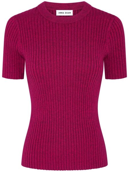 Пуловер Anna Quan розово