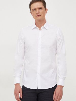 Biała koszula bawełniana United Colors Of Benetton