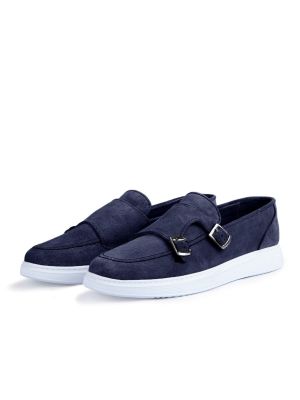 Nahast seemisnahksed loafer-kingad Ducavelli sinine