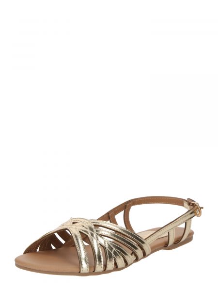 Sandaler med stropper Dorothy Perkins guld