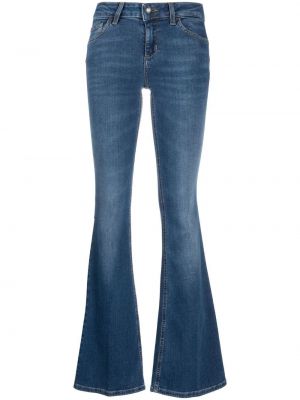 Low waist bootcut jeans ausgestellt Liu Jo blau