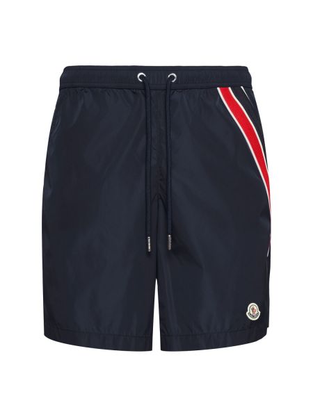 Shorts i nylon Moncler blå