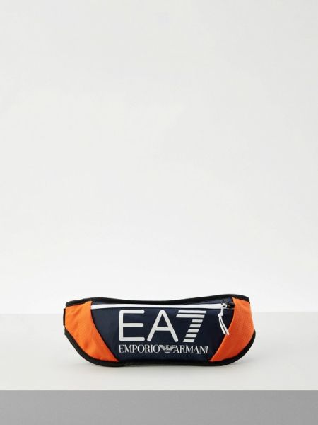 Поясная сумка Ea7 оранжевая