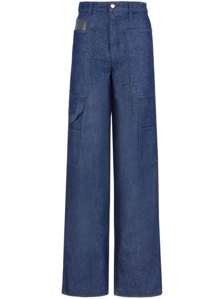 Flared jeans med lommer Emporio Armani blå