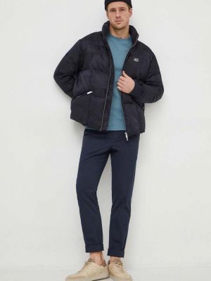 Pernata jakna oversized Armani Exchange plava
