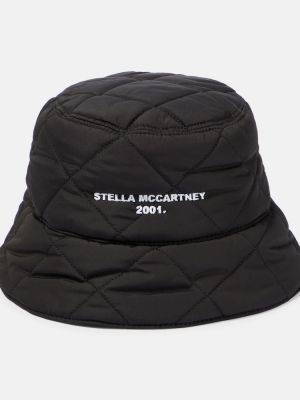 Haftowany kapelusz Stella Mccartney czarny