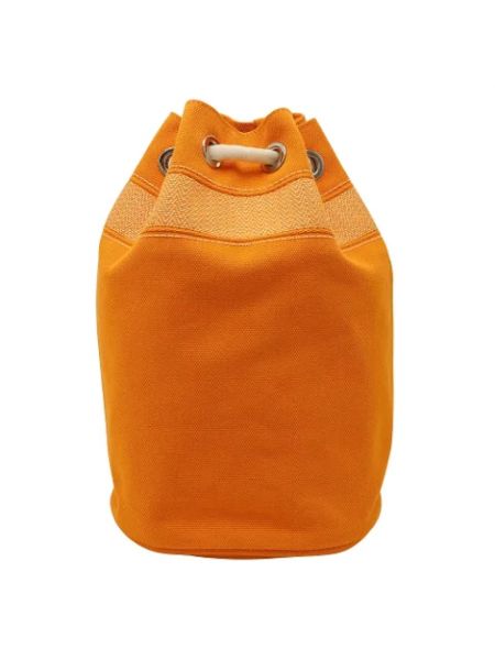 Plecak retro Hermès Vintage pomarańczowy
