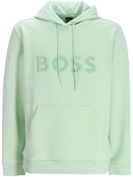 Bluza z kapturem Boss zielona