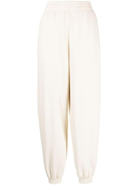 Bavlněné rovné kalhoty John Elliott bílé