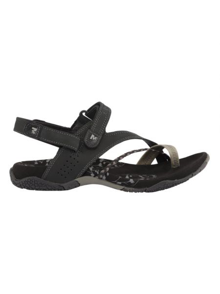 Sandale mit klettverschluss Merrell schwarz