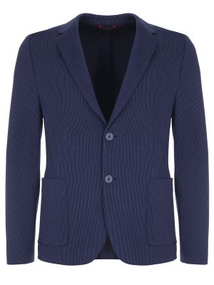 Однотонный пиджак Hugo синий