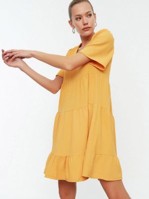 Платье Trendyol, желтое