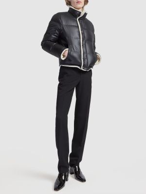 Pernata jakna Saint Laurent crna