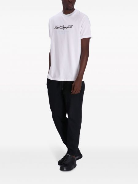 Kokvilnas t-krekls ar apdruku Karl Lagerfeld
