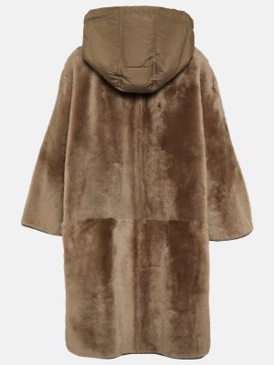 Obojstranný kabát Brunello Cucinelli hnedá