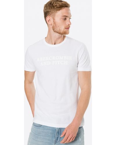 T-shirt Abercrombie & Fitch bianco