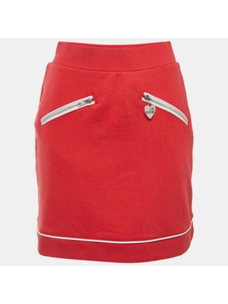 Falda de malla Moschino Pre-owned rojo